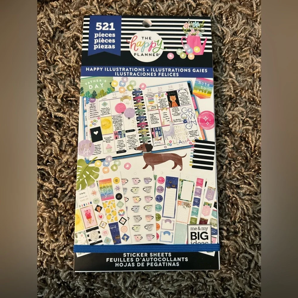 The Happy Planner “Happy Illustrations” Sticker Book